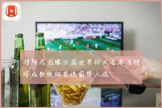 穆阿尼无缘法国世界杯大名单马特塔成教练组首选前锋人选